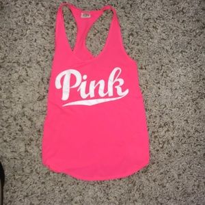 Pink work out tank top